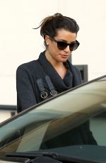 LEA MICHELE Out and About in Culver City