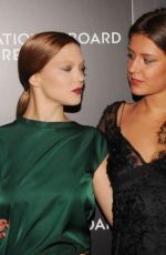 LEA SEYDOUX and ADELE EXARCHOPOULOS at 2014 National Board of Review Awards Gala in New York