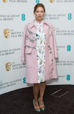 LEA SEYDOUX at EE Rising Star Award 2014 Nomination Photocall in London