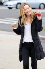 LESLIE MANN Out and About in Brentwood