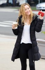 LESLIE MANN Out and About in Brentwood