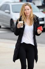 LESLIE MANN Out and About in Brentwood