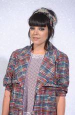 LILY ALLEN Arrives at Chanel Fashion Show in Paris