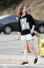 LILY COLLINS at a Photoshoot in West Hollywood