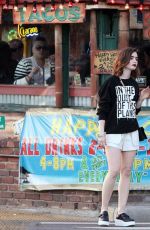 LILY COLLINS at a Photoshoot in West Hollywood