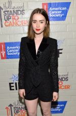 LILY COLLINS at Hollywood Stands Up to Cancer Event