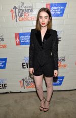 LILY COLLINS at Hollywood Stands Up to Cancer Event