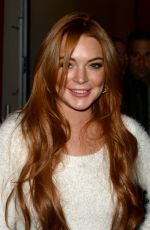 LINDSAY LOHAN at 2014 TCA Winter Press Tour in Pasadena