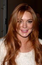 LINDSAY LOHAN at 2014 TCA Winter Press Tour in Pasadena