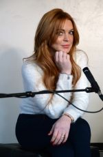 LINDSAY LOHAN at 2014 TCA Winter Press Tour in Pasadena