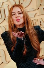 LINDSAY LOHAN at the Fashion Achievement Awards in Shanghai