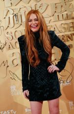 LINDSAY LOHAN at the Fashion Achievement Awards in Shanghai