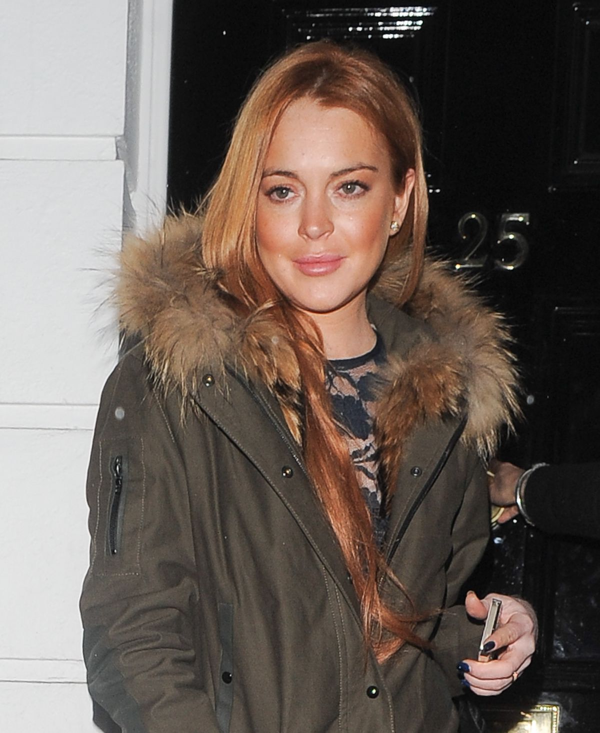 LINDSAY LOHAN Out and About in London – HawtCelebs