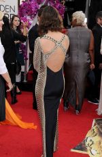 LIZZY CAPLAN at 71st Annual Golden Globe Awards