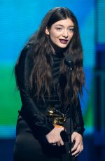 LORDE at 2014 Grammy Awards in Los Angeles
