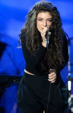 LORDE at Pre-grammy Gala and Salute to Industry Icons in Beverly Hills