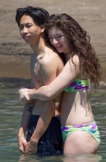 LORDE in Bikini on the Beach in Auckland