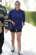 LOURDES LEON in Shorts Out for Lunch in Beverly Hills