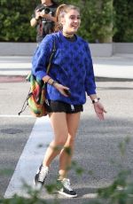 LOURDES LEON in Shorts Out for Lunch in Beverly Hills