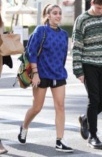 LOURDES LEON in Shorts Out for Lunch in Beverly Hills