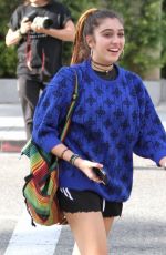LOURDES LEON in Shorts Out for Lunch in Beverly Hills