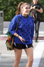 LOURDES LEON in Shorts Out for Lunch in Beverly Hills