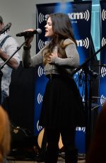 LUCY HALE Performs at SiriusXM