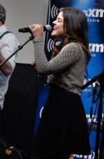 LUCY HALE Performs at SiriusXM