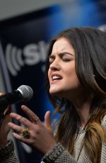 LUCY HALE Performs at SiriusXM