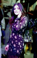 LUCY HALE Performs on Good Morning America