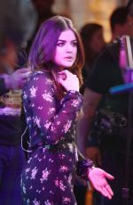 LUCY HALE Performs on Good Morning America