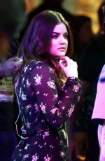 LUCY HALE Performs on Good Morning America