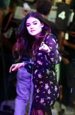LUCY HALE Performs on Good Morning America