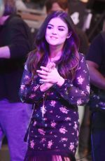 LUCY HALE Performs on Good Morning America