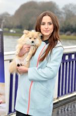 LUCY WATSON-  Anti-fur Advert for PETA at Chelsea Bridge in London