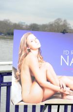 LUCY WATSON-  Anti-fur Advert for PETA at Chelsea Bridge in London