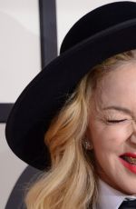 MADONNA at 2014 Grammy Awards in Los Angeles