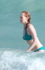 MARG HELGENBERGR in Bikini at a Beach in St. Barts