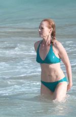 MARG HELGENBERGR in Bikini at a Beach in St. Barts