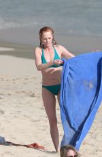 MARG HELGENBERGR in Bikini at a Beach in St. Barts