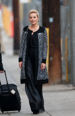 MARGOT ROBBIE Arrives at Jimmy Kimmel Live in Hollywood