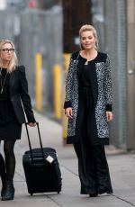 MARGOT ROBBIE Arrives at Jimmy Kimmel Live in Hollywood