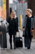 MARGOT ROBBIE Arrives at Jimmy Kimmel Live in Hollywood