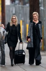 MARGOT ROBBIE Arrives at Jimmy Kimmel Live in Hollywood