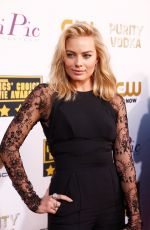 MARGOT ROBBIE at Critic’s Choice Awards in Santa Monica