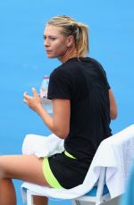 MARIA SHARAPOVA at Practice Session in Melbourne 111