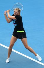 MARIA SHARAPOVA at Practice Session in Melbourne 111