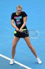 MARIA SHARAPOVA at Practice Session in Melbourne 111