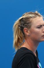 MARIA SHARAPOVA at Practice Session in Melbourne 111