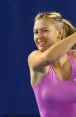 MARIA SHARAPOVA at Practice Session in Melbourne